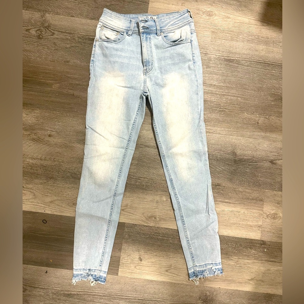 Light Wash Free People Skinny Jeans